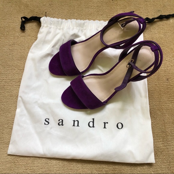 Sandro Purple Heels - Picture 2 of 6